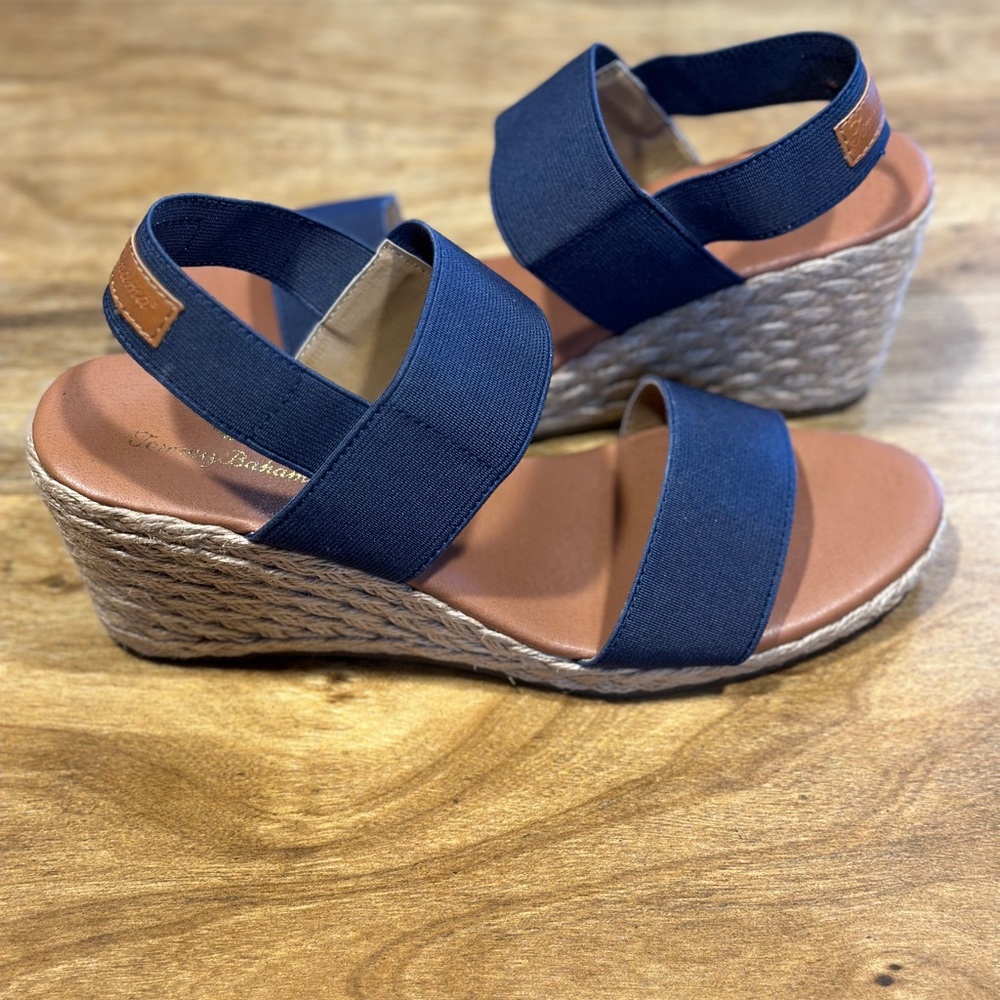 Tommy Bahama Navy Wedges